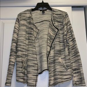 Black and white blazer / cardigan
